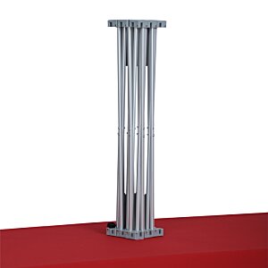Additional Image 2 - a tall silver pillar on a red surface