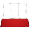 Additional Image 1 - a red tablecloth from a metal grid
