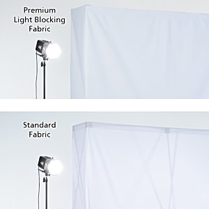 Additional Image 2 - a white fabric with a light on it