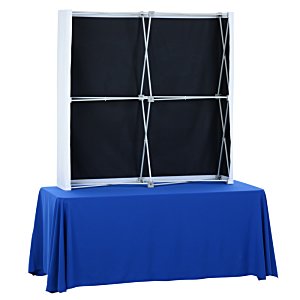 Additional Image 1 - a table with a blue tablecloth