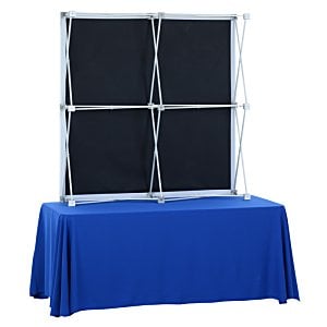 Additional Image 1 - a table with a blue tablecloth