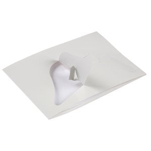 Additional Image 2 - a white square object with a heart in it