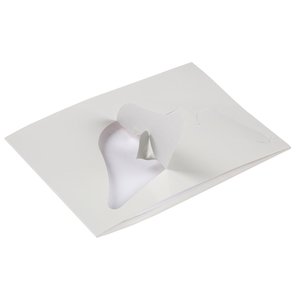 Additional Image 3 - a white square object with a heart in it