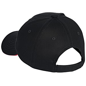 Additional Image 1 - a black hat with a hole in the back