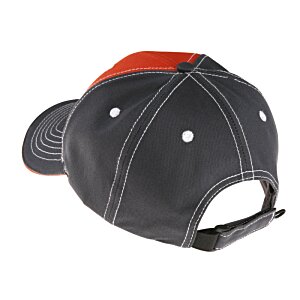 Additional Image 2 - a black and orange baseball cap