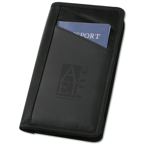Additional Image 3 - a black cell phone with a card in it
