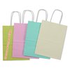 View Image 2 of 2 of Solid Tinted Recycled Shopping Bags - 10-1/2" x 8"