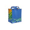 View Image 4 of 4 of Inspirations Laminated Grocery Tote - 15" x 13" -  Blue
