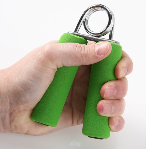 Additional Image 1 - a hand holding a green gripper