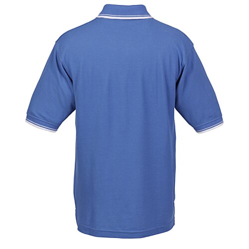 Additional Image 1 - a blue shirt with a white stripe