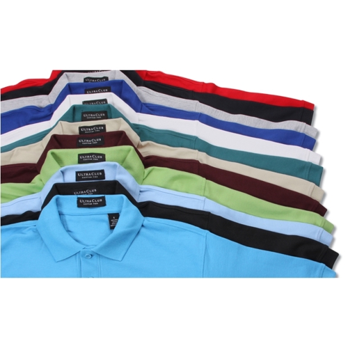 Additional Image 2 - a stack of colorful striped shirts