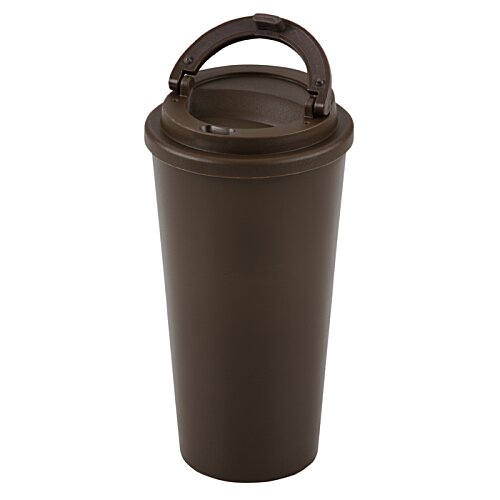Additional Image 2 - a brown plastic cup with a handle