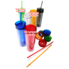 View Image 2 of 2 of Hot & Cold Skinny Tumbler - 14 oz.