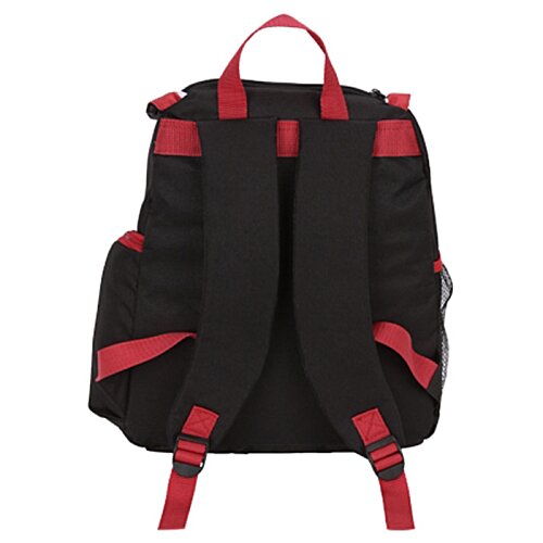 Additional Image 2 - a black and red backpack