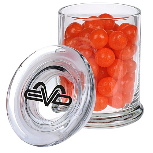 Additional Image 1 - a glass jar with orange balls inside