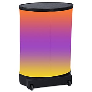 Additional Image 2 - a colorful cylinder on wheels