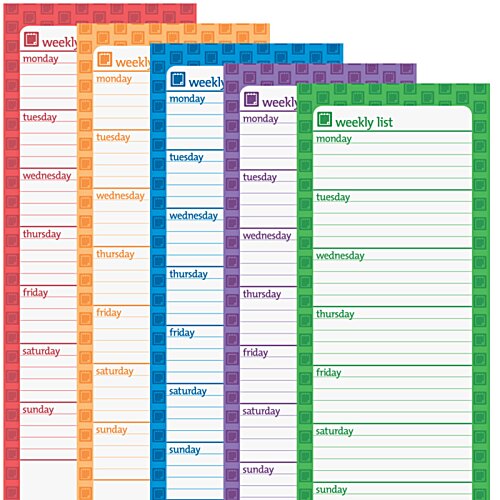 Additional Image 1 - a group of colorful rectangular papers