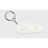 Additional Thumbnail Image 1 - a white key chain with a silver ring