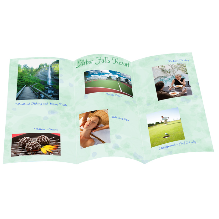 Tri-Fold with Tucked Cover, Tri Fold Brochure Printing
