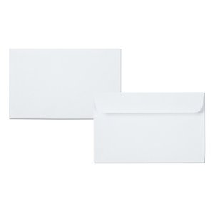 Additional Image 3 - a white envelopes on a white background