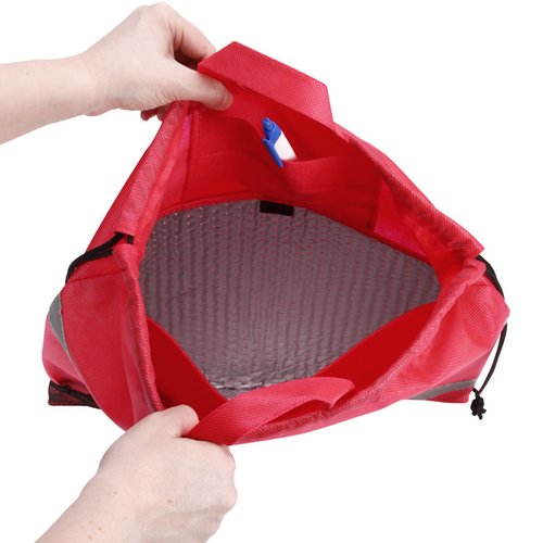 Additional Image 1 - a person opening a red bag