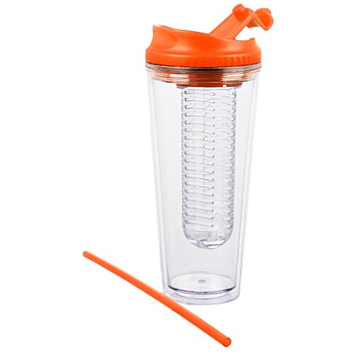 Additional Image 3 - a plastic cup with a straw