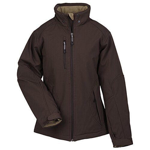 Additional Image 2 - a brown jacket with a zipper