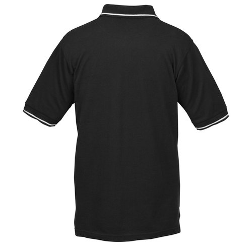 Additional Image 1 - a black shirt with white trim
