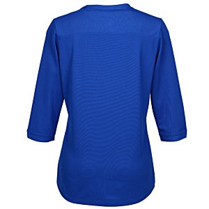 Additional Image 1 - a blue shirt with long sleeves