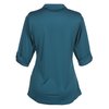 View Image 2 of 2 of OGIO Poly Interlock Stay-Cool Henley - Ladies' - 24 hr
