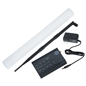 Additional Image 1 - a black keyboard and a long tube
