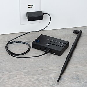 Additional Image 6 - a black electronic device with a black cord