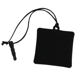 Additional Image 1 - a black square with a black strap