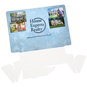 Additional Image 1 - a blue card with images on it