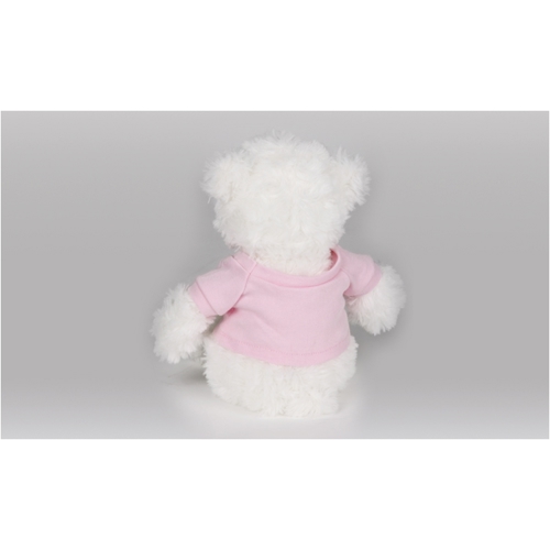 Additional Image 1 - a small white and pink teddy bear