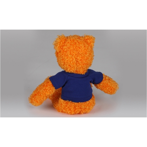 Additional Image 1 - a small orange and blue teddy bear