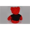 Additional Thumbnail Image 1 - a red teddy bear with black shirt