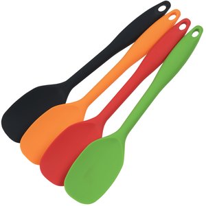 Additional Image 1 - a group of colorful plastic spoons