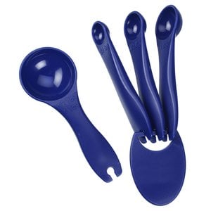 Additional Image 2 - a blue plastic spoons and forks
