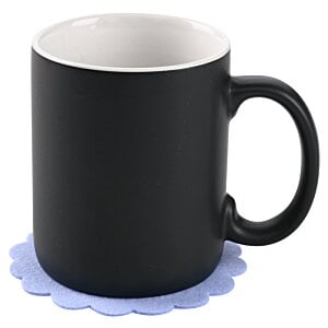 Additional Image 1 - a black and white coffee mug