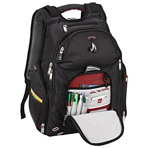 Additional Image 4 - a black backpack with a white cap