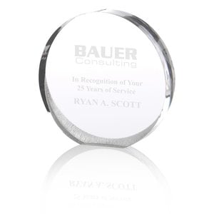 Additional Image 1 - a white circle with a silver border