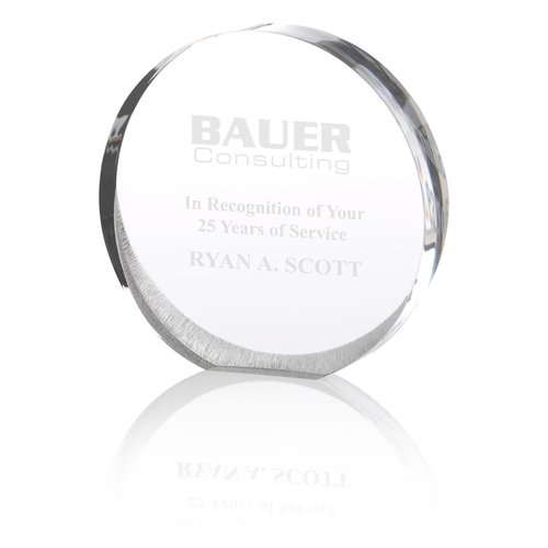 Additional Image 1 - a white circle with a silver border