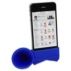 Additional Image 1 - a phone with a blue horn