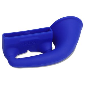 Additional Image 2 - a blue plastic clip on a white background