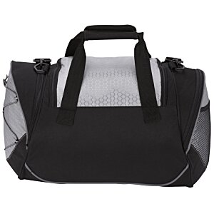 Additional Image 2 - a black and white duffel bag
