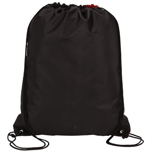 Additional Image 1 - a black backpack with silver handles