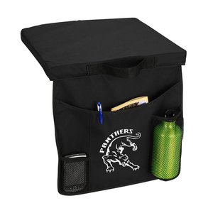 Additional Image 1 - a black bag with a cap and a green bottle