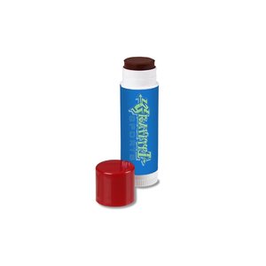 Additional Image 1 - a blue bottle with a red cap