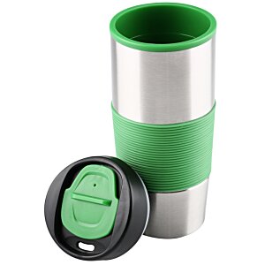 Additional Image 1 - a green and silver cup